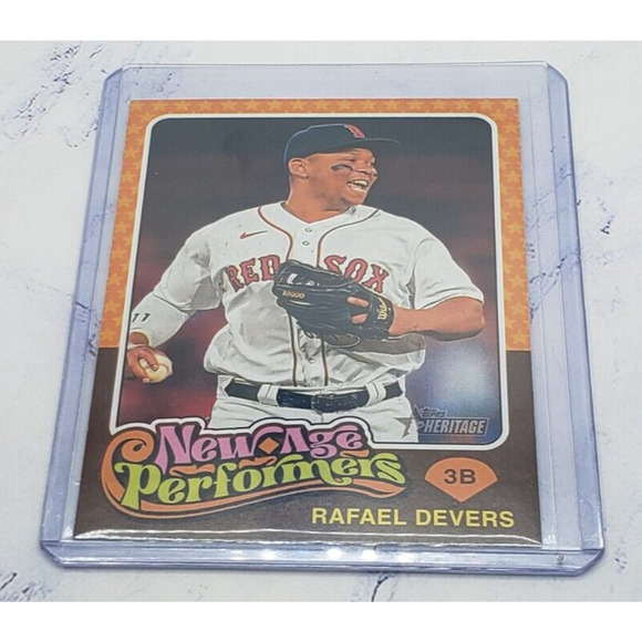 Rafael Devers 2024 Topps Heritage #NAP-19 New Age Performers Boston Red Sox - Picture 3 of 4